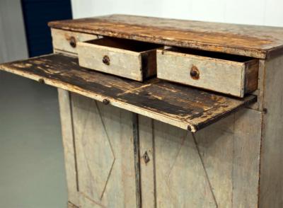 Early 19th Century Gustavian Sideboard with Diamond Detail