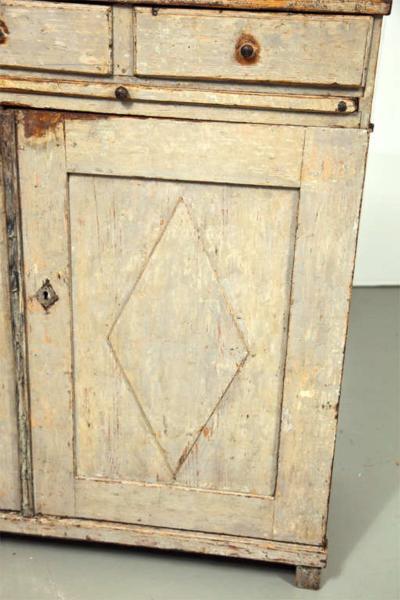 Early 19th Century Gustavian Sideboard with Diamond Detail