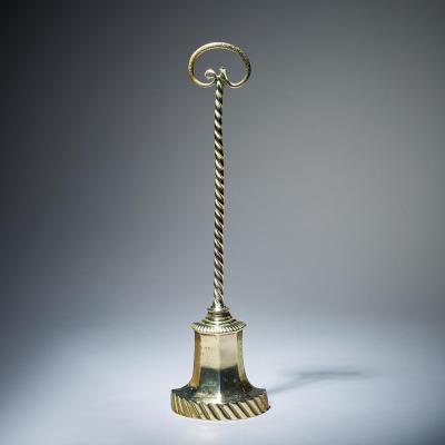 Early 19th Century High Regency Brass Snake Doorstop