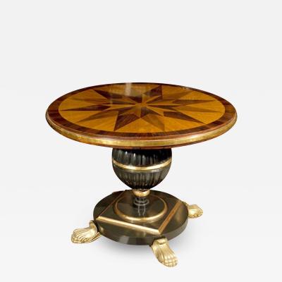 Early 19th Century Italian Continental Centre Table on Bronze Feet