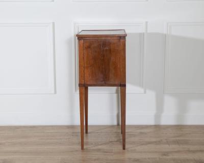 Early 19th Century Italian Directoire Walnut Bedside Cabinet