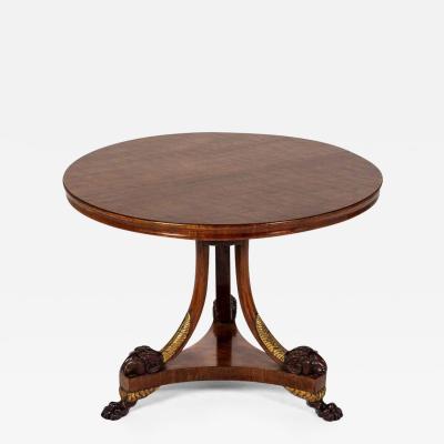 Early 19th Century Italian Mahogany Centre Table