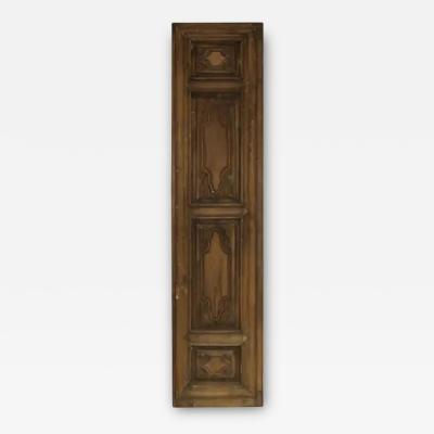 Early 19th Century Italian Panel in Carved Walnut and Oak