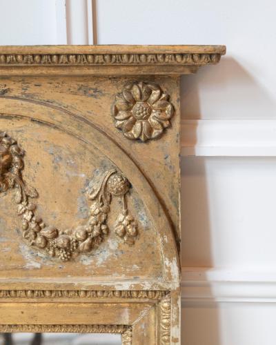 Early 19th Century Late Gustavian Giltwood Mirror Stockholm