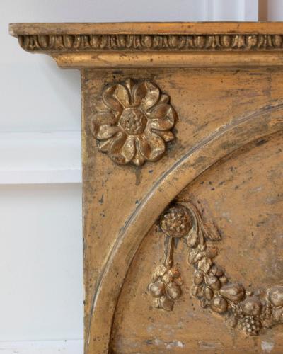 Early 19th Century Late Gustavian Giltwood Mirror Stockholm