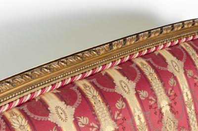 Early 19th Century Louis XVI Style Giltwood Settee