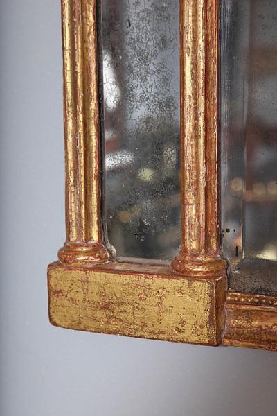 Early 19th Century Neoclassical Mirror with Queen Anne Plate