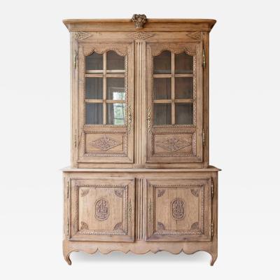 Early 19th Century Norman Carved Oak Two Part Sideboard
