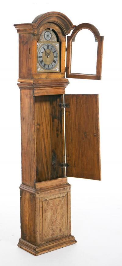 Early 19th Century Pine Long Case Clock