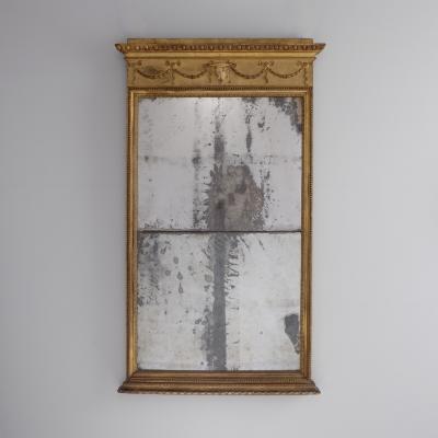 Early 19th Century Rams Head Pier Mirror England