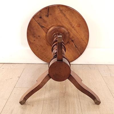 Early 19th Century Swiss Tray Top Pedestal Table circa 1820