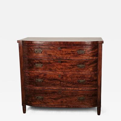 Early 19th Century Tiger Striped Mahogany Chest England circa 1810