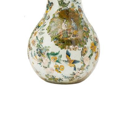 Early 19th Century Victorian Decalomania Decorative Vase London