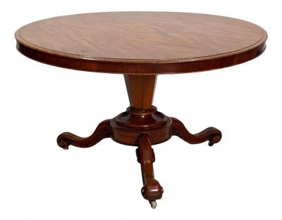 Early 19th Century William IV Mahogany Center Table