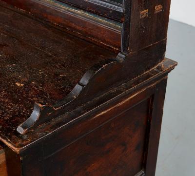 Early 19th c Blue Painted English Dresser