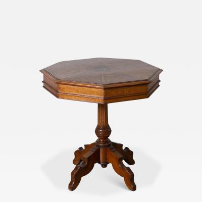 Early 19th century Inlaid Walnut Italian Side Table