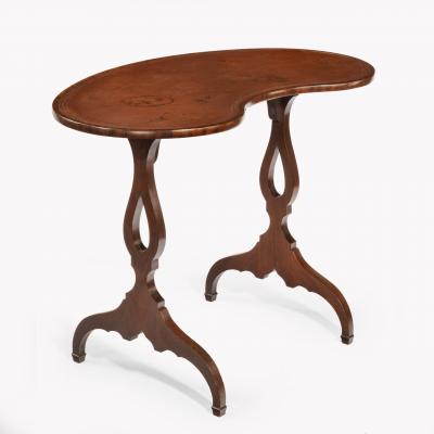 Early 19th century Mahogany kidney shaped window or writing table