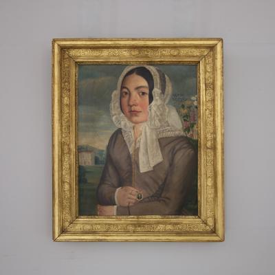 Early 19th century portrait of a chatelaine France
