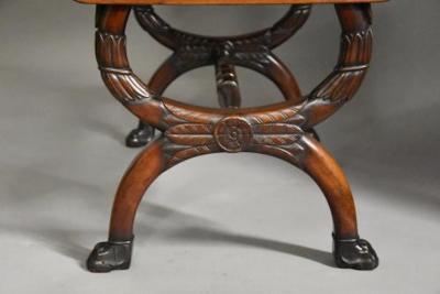 Early 19thc French Empire mahogany sofa table
