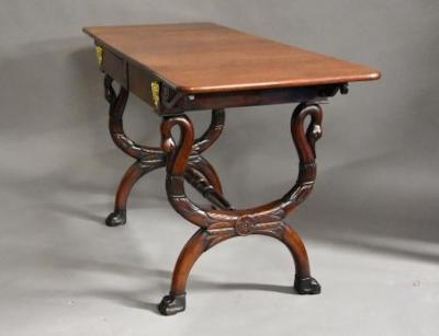 Early 19thc French Empire mahogany sofa table