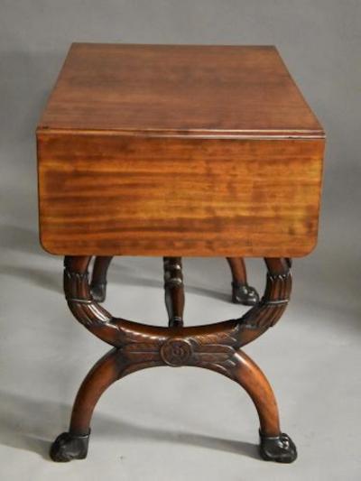 Early 19thc French Empire mahogany sofa table