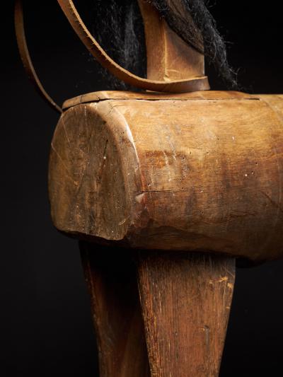 Early 20th C Antique Wooden Rocking Horse