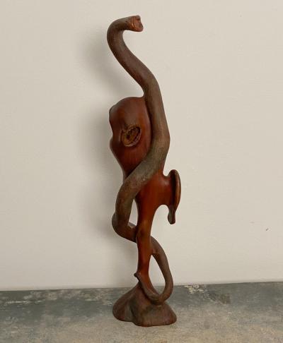 Early 20th Century 1920 American Surrealist Carving