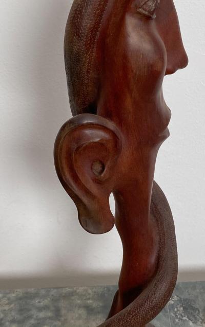 Early 20th Century 1920 American Surrealist Carving
