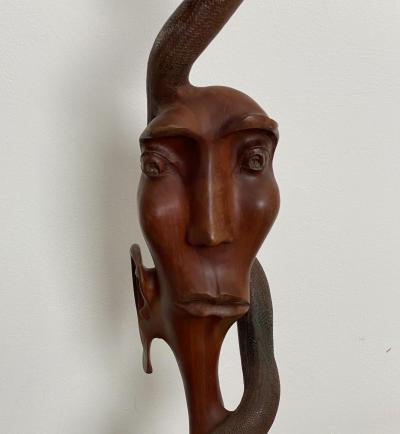 Early 20th Century 1920 American Surrealist Carving
