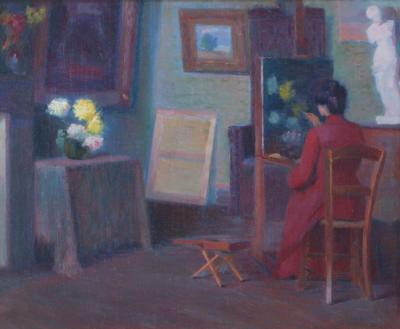 Early 20th Century American School Oil Painting