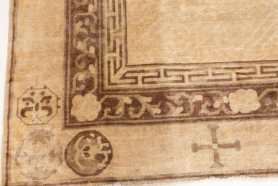Early 20th Century Anmal Motifs Camel Background Chinese Handmade Wool Rug