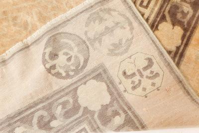 Early 20th Century Anmal Motifs Camel Background Chinese Handmade Wool Rug