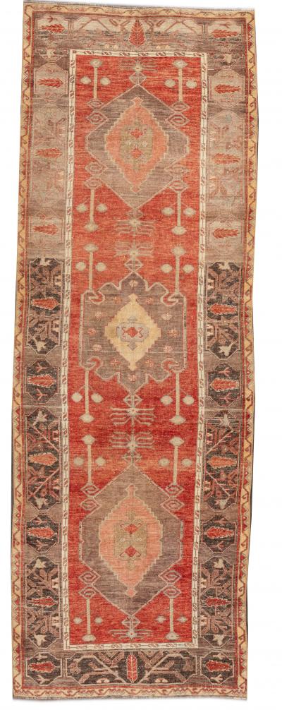 Early 20th Century Antique Anatolian Wool Runner Rug 4 x 10