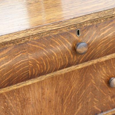 Early 20th Century Antique Tiger Oak Dresser