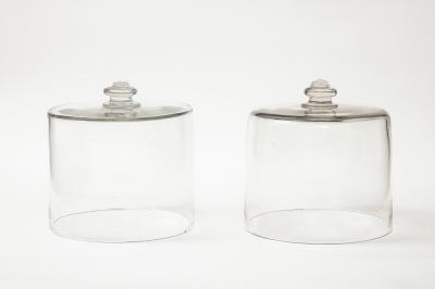 Early 20th Century Blown Glass Domes France circa 1920