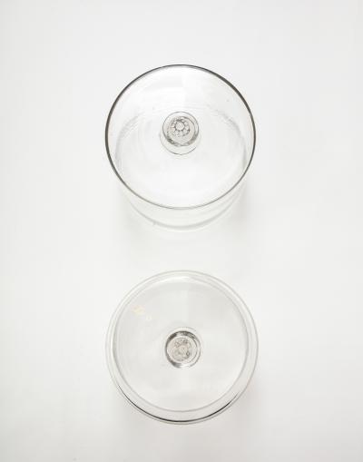 Early 20th Century Blown Glass Domes France circa 1920