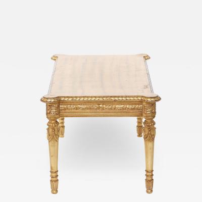 Early 20th Century Carved Giltwood Coffee Table