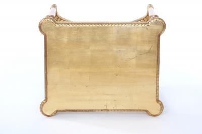 Early 20th Century Carved Giltwood End Table