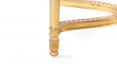 Early 20th Century Carved Giltwood End Table