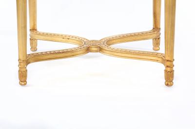 Early 20th Century Carved Giltwood End Table