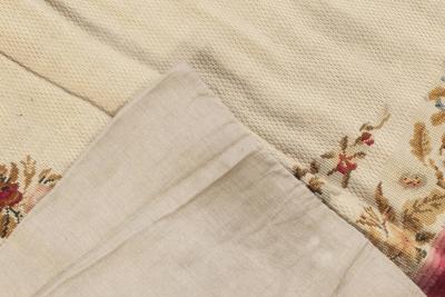 Early 20th Century English Floral Needlework Rug