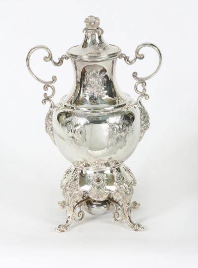 Early 20th Century English Silver Plated Samovar