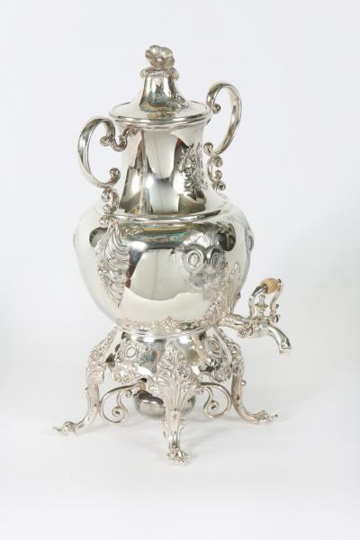 Early 20th Century English Silver Plated Samovar