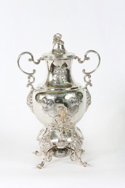 Early 20th Century English Silver Plated Samovar