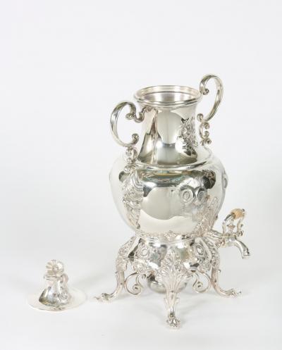 Early 20th Century English Silver Plated Samovar