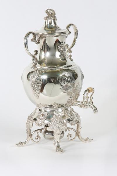 Early 20th Century English Silver Plated Samovar