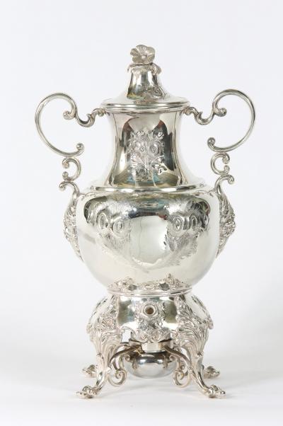 Early 20th Century English Silver Plated Samovar