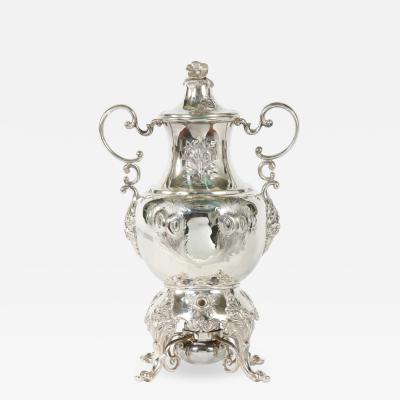 Early 20th Century English Silver Plated Samovar