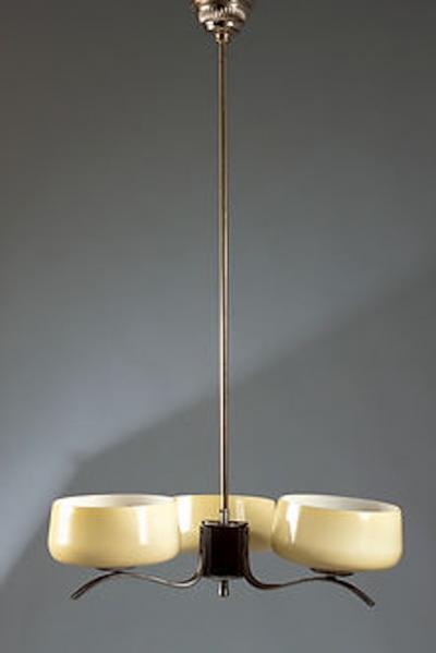 Early 20th Century Finnish Art Deco Chandelier