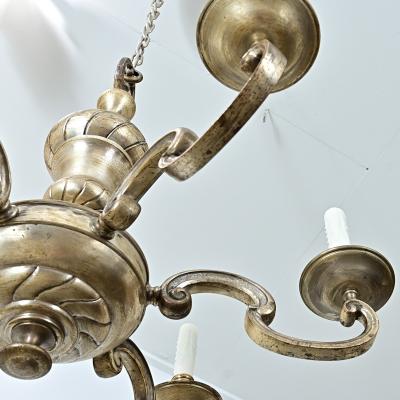 Early 20th Century French Bronze Chandelier